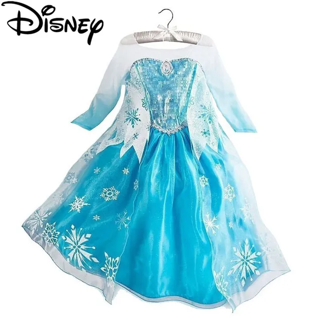 Disney Frozen Snow Queen Elsa Baby Girls Cosplay Costume Princess
