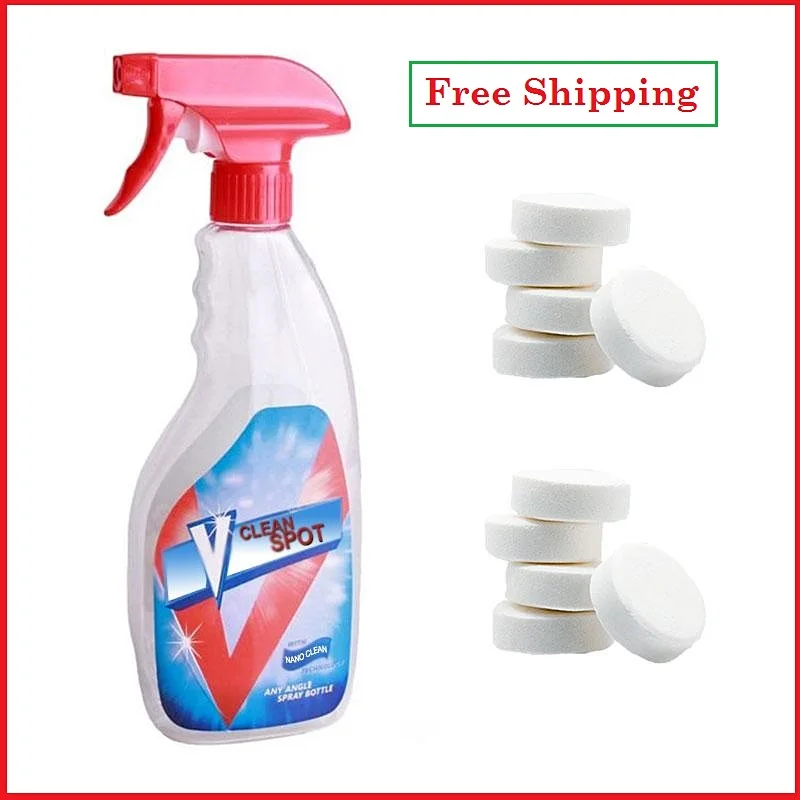 

Multifunctional Effervescent Spray Cleaner Set V Clean Spot Home Cleaning Concentrate Cleaning Tools Recommended Dropshipping