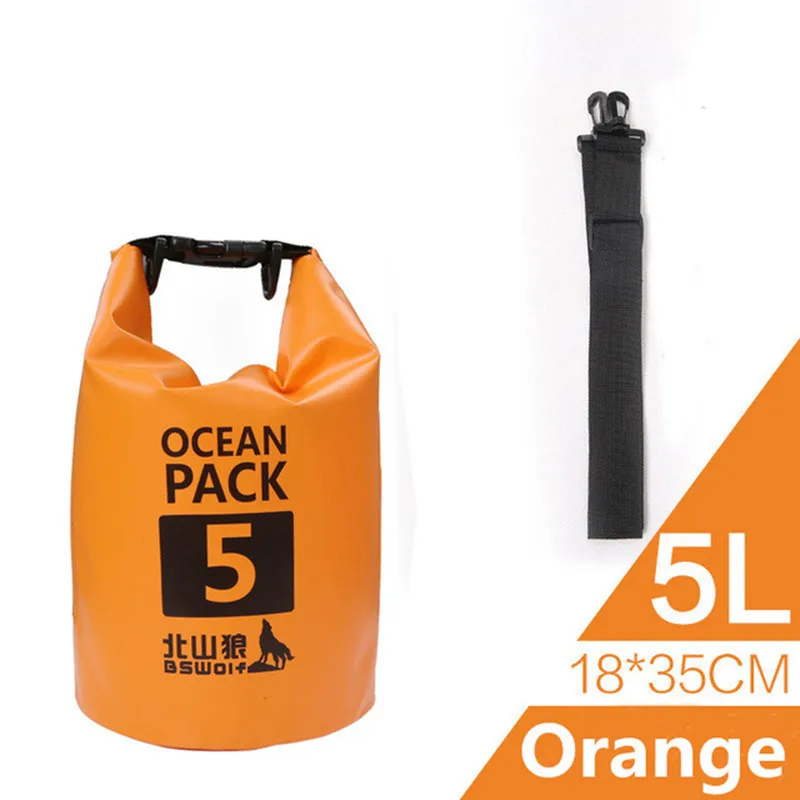 5L 10L Water Bag Waterproof Dry Bag Camping Dry Bag for Outdoor Travel Rafting Drifting Swimming Hiking Waterbag Travel Kits (1)