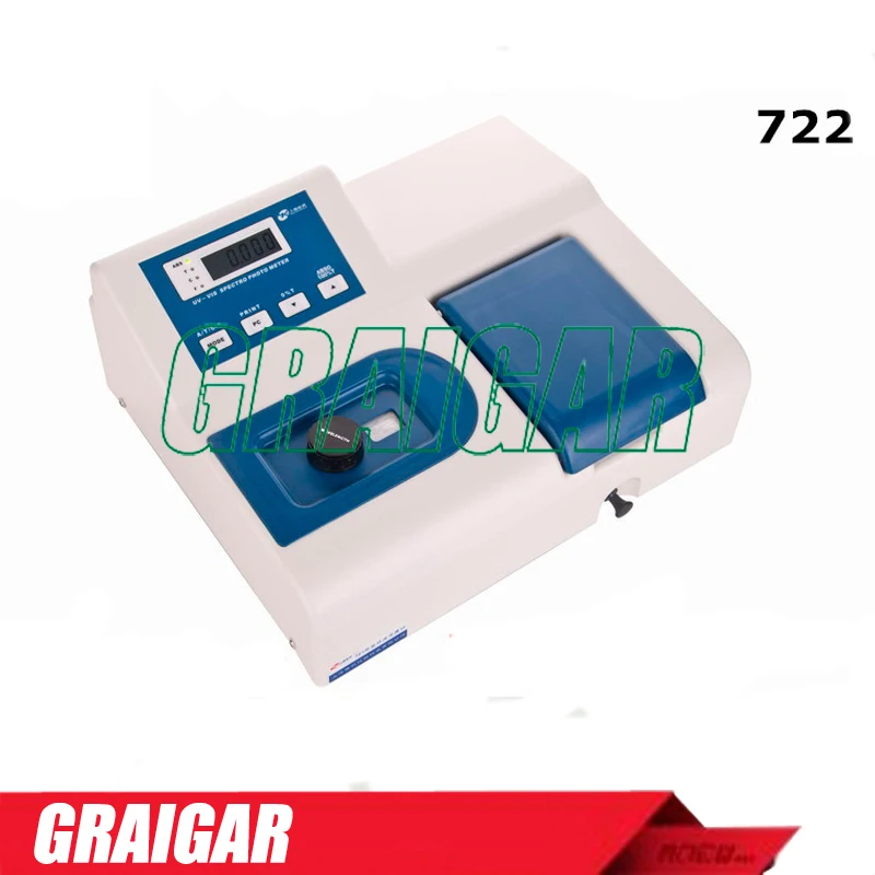 

simple single beam Visible Spectrometer 722 Czerny-turner Optical System Grating wavelength range 320-1020nm Accuracy 2nm
