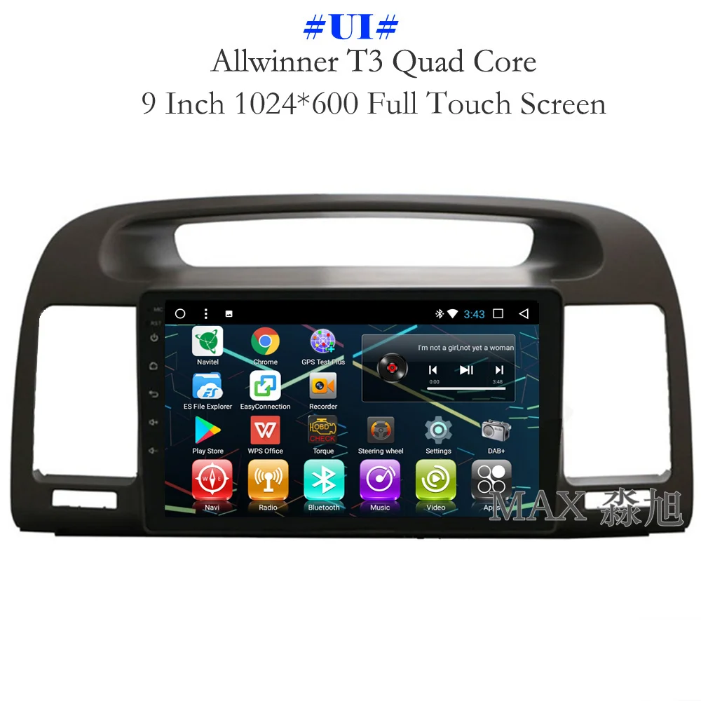 Cheap MAX GPS Navigation System 2G 32G Android 8.1 Car DVD Player for Toyota Camry 2002 2003 2004 2005 2006 Car Radio RDS 4G/WiFi SWC 2