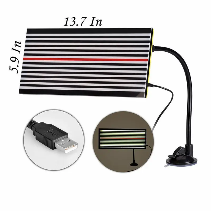 

PDR Strip Line Board Paintless Dent Repair Tool Kit PDR Lamp Reflector Board Dent Detector for Car Body Dent Remove