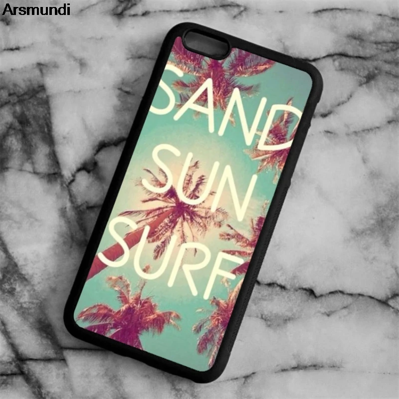 Arsmundi font b 2018 b font NEW Sand Sun Surf Phone Cases for font b iPhone