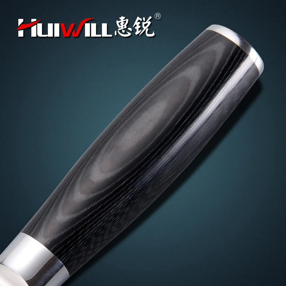 Высокое качество Huiwill " японский AUS-8 из нержавеющей стали нож для нарезки кухонный нож для мяса