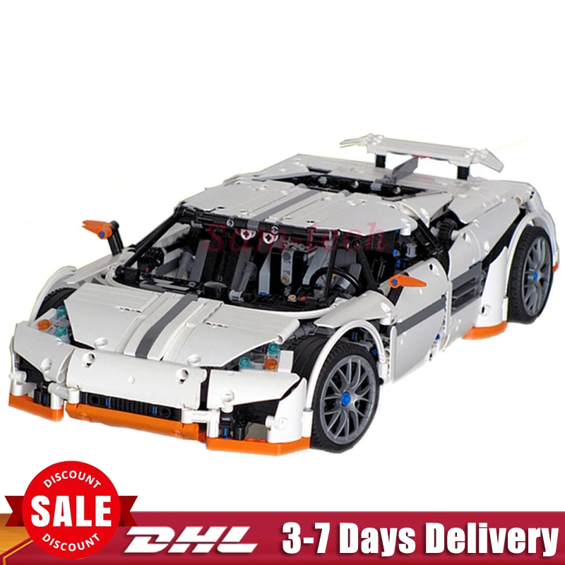 

MOC LEPIN 20052 1950PSC Technic SerieS The Predator Supercar Set Model Building Blocks Set Bricks Legoings Toys Race Car