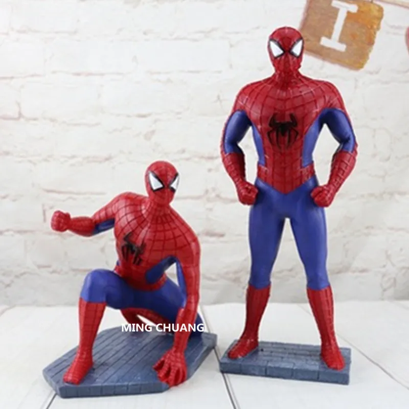 

The Amazing Spider-Man Peter Benjamin Parker Spider-Man Venom And Green Goblin Resin Action Figure Collectible Model Toy D361