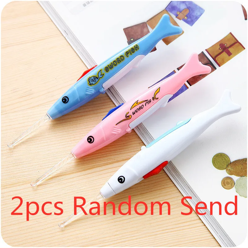2 pcs Горячая светодиодный фонарик для удаления ушей воск инструмент для чистки ушей средство длоя удаления воска для детей случайный цвет - Цвет: 2 pcs