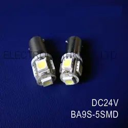 Высокое качество DC24V 1 Вт BA9S Светодиодные панели предупреждающий индикатор, инструмент, BA9S 24vdc светодиодные лампы Бесплатная доставка 20