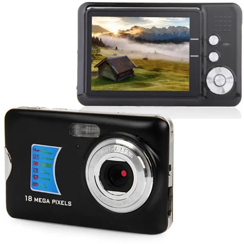 

Cameras 2.7'' TFT Screen 8 Megapixel Mini Portable HD Shooting Camera Pocket Digital Camera 18.0MP CMOS 5.0MP Video Recorder