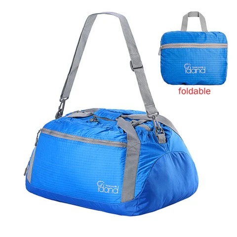 Bolsa de Nylon Bolsas de Viagem dos Homens para Mulheres de Fitness Bolsa de Ombro Bolsa de Sporttas Ginásio Dobrável Treinamento Bolsa Masculina Duffle Bagagem Blaso Xa840wa