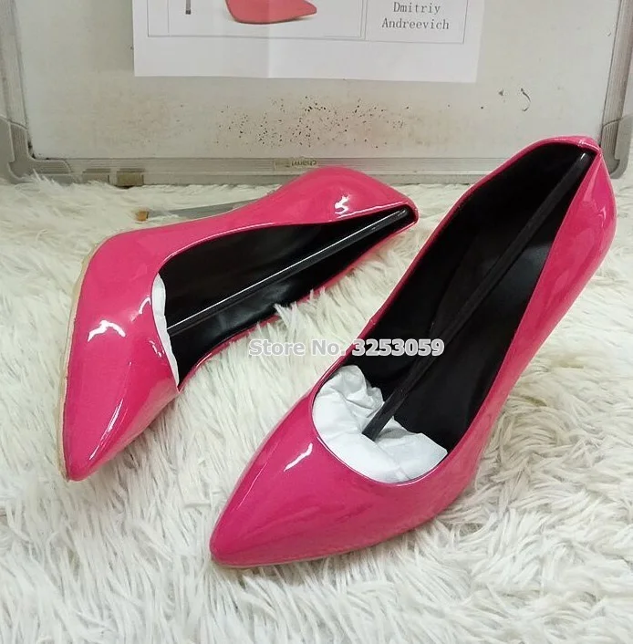 Rose Almudena En Cuir As Rouge Métal Vente Fuchsia Slip Sur Talon Verni Meilleure Peu La Profonde Chaussures Pompes Sexy Chaussure Party Mince Picture Banquet Dames I0wYxqIpr