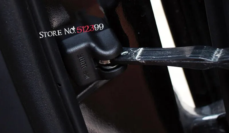 4 шт. пластиковые авто двери стоп рычаг tuerfesteller Крышка Накладка для Toyota Harrier XU60 2013 стайлинга автомобилей