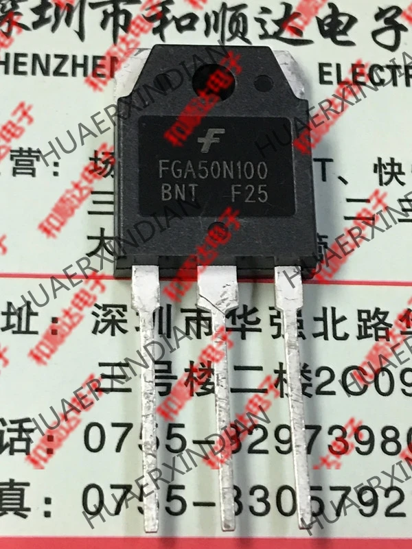 Новый оригинал FGA50N100BNT TO-3P 1000 V 50A в наличии