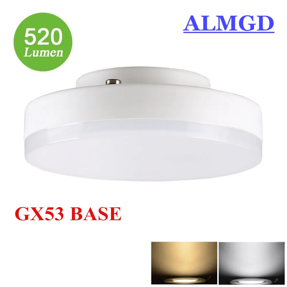 Светодиодный светильник GX53 5 Вт супер яркий светодиодный smd2835 gx 53 220 В 230 240 в теплый