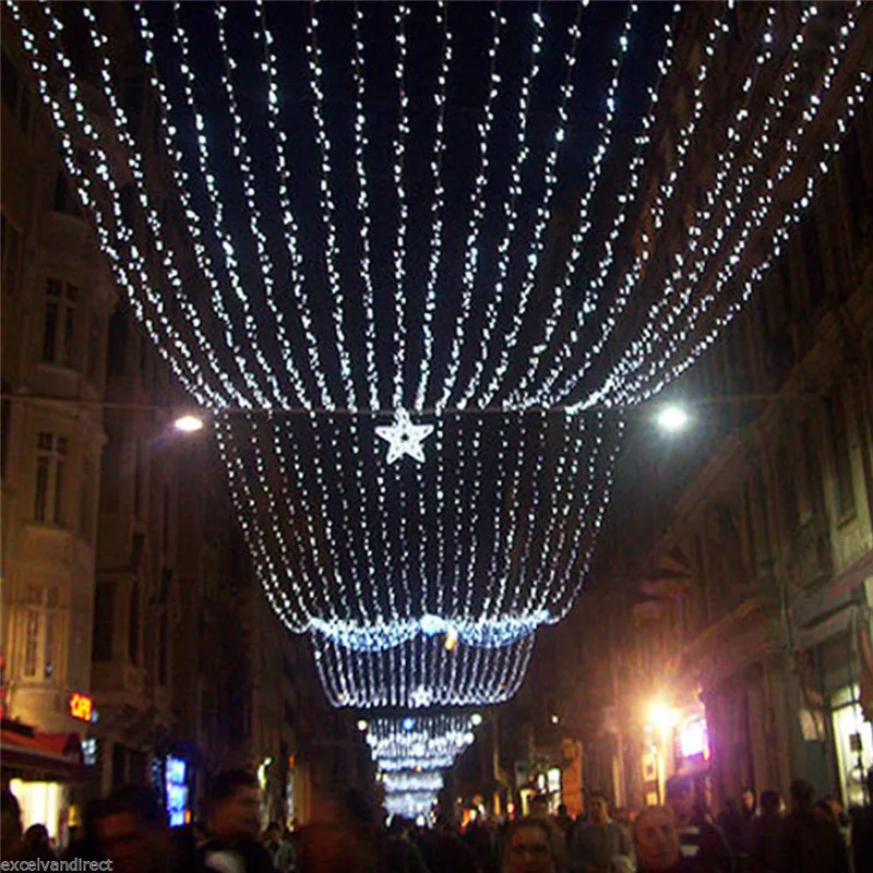 50M/400 100M/600 LED Fairy LED String Light Outdoor Waterproof AC220V Holiday String Garland For Xmas Christmas Wedding Party 50M/400 100M/600 LED Fairy LED String Light Outdoor Waterproof AC220V Holiday String Garland For Xmas Christmas Wedding Party