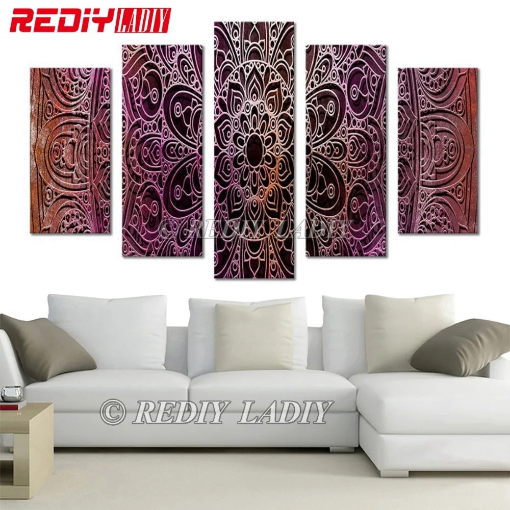 

Diamond Painting Triptych Crystal Diamond Embroidery Mandala Multi Pictures Rhinestones Cross Stitch Modular Wall Art Home Decor