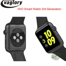 IWO 3 Smartwatch IWO 2 Upgrade Smart watch MTK2502C Bluetooth for Apple IOS Android Support Heart Rate Monitor WhatsApp facebook