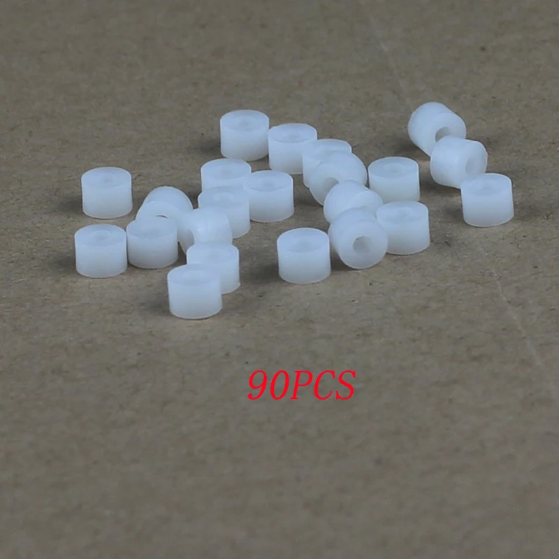 90PCS 2.5mm Plastic Fixing Gasket Bushing Gearbox Axle OD 6mm Driven Shaft Sleeve DIY Toy Spare Parts for RC Car/Boat Model | Игрушки и