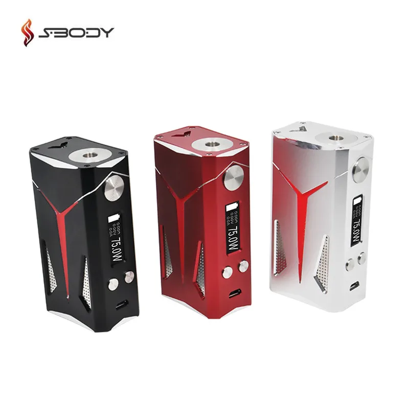 Original Sbody Update Macro DNA75 TC Vape Box Mod Macro II DNA 75W Chip Vaporizer Fit 18650 Battery RDA RTA Tank E Cigarette New Original Sbody Update Macro DNA75 TC Vape Box Mod Macro II DNA 75W Chip Vaporizer Fit 18650 Battery RDA RTA Tank E Cigarette New