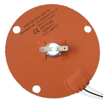 Round Silicon Heating Bed 220mm