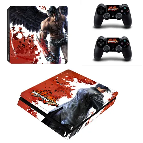 Игра Tekken 7 PS4 тонкий стикер кожи для sony playstation 4 консоли и контроллеры наклейка PS4 тонкий стикер винил - Цвет: YSP4S-1396