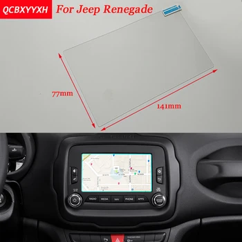 

Car Sticker 6.5 Inch GPS Navigation Screen Steel Protective Film For Jeep Renegade Control of LCD Screen Car Styling