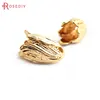 (35016)6PCS Diameter 10MM 14.4MM 16.6MM 24K Gold Color Brass Beads Caps High Quality Diy Accessories Jewelry Findings ► Photo 3/6