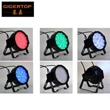 TIPTOP 240 x F10 Flat Led Par Light RGBW 4IN1 Color black housing with 10mm high MCD LEDs, red/green/blue/white DMX 9 Channels