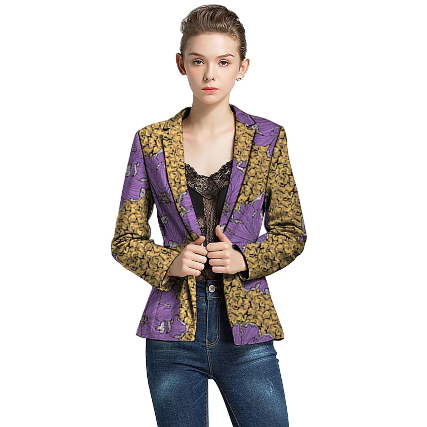Tailored Made African Print Suit Jackets Women's Ankara Suit Female Blazers Kitenge Cocktail Outfit For Ladies Tailored Made African Print Suit Jackets Women's Ankara Suit Female Blazers Kitenge Cocktail Outfit For Ladies