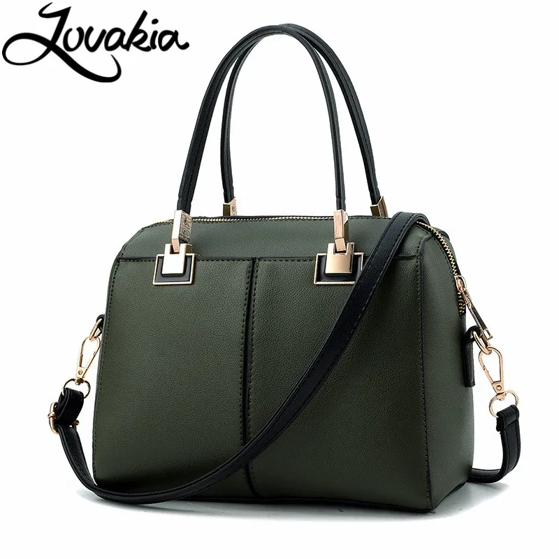 LOVAKIA Luxury Women Leather Handbag Retro Vintage Bag Designer