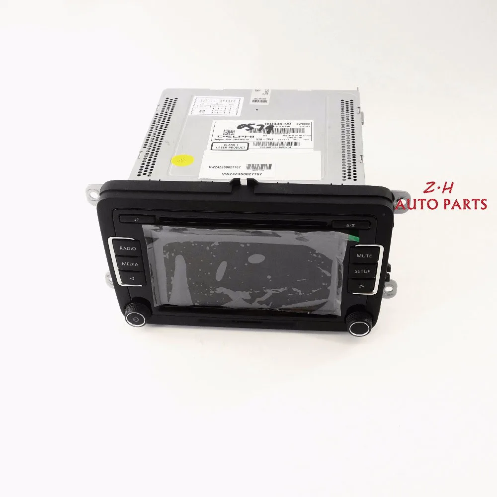 CD-плеер RCD510 радио 56D 035 190 A+ 9W2 Bluetooth модуль 1K8035730D+ микрофон жгут для VW Jetta Tiguan Passat RCD510