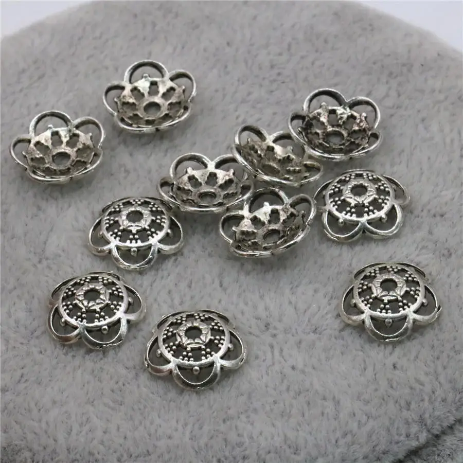 

10PCS Hot Lucky DIY Loose Finding Flower Torus Hollow Accessories Copper Crafts Women Girls Gifts New Jewelry Making Design 12mm