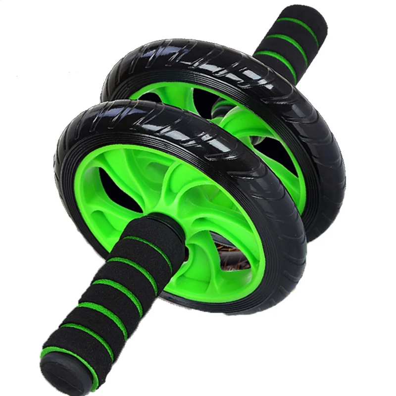 

Double ABS Abdominal Muscle Trainer Roller power wheels Exercise Workout Fitness Gym Wheel Exercise Fitness Equipment No Noise