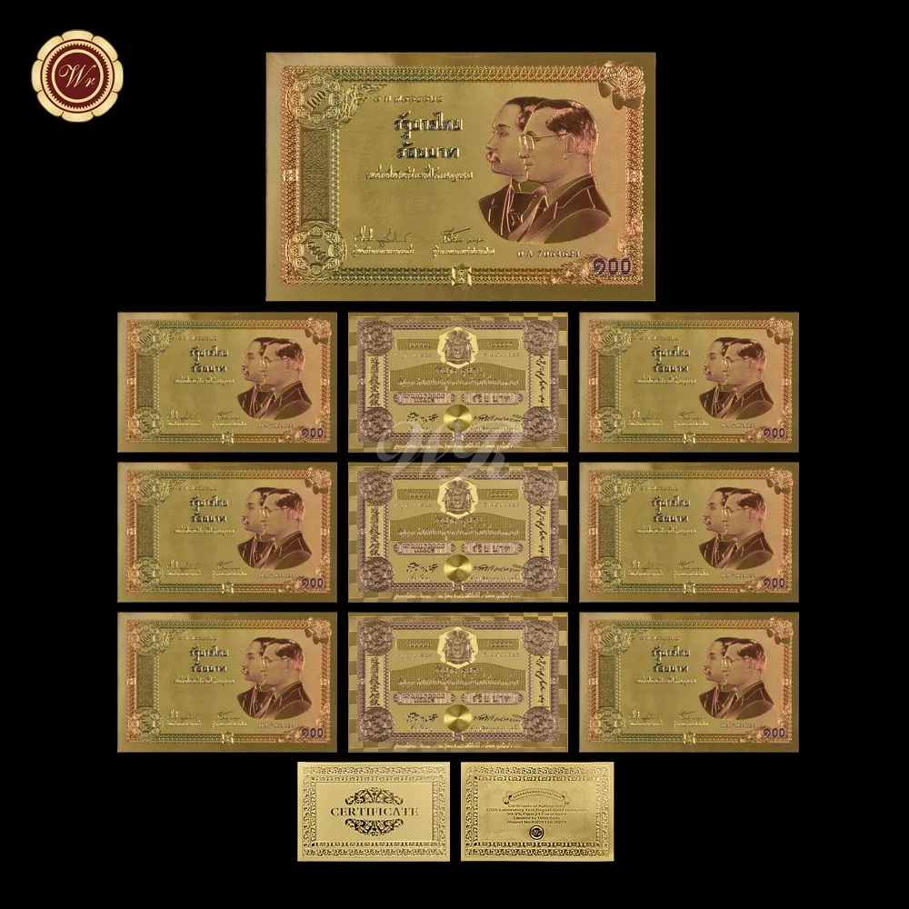 Wr-decoración De Lujo Para El Hogar, Billete De Oro De Calidad, Dinero  Mundial Para Recuerdos, Dinero Falso Único, Valido Para Colección, Tamaño  Original - Billetes De Oro - AliExpress