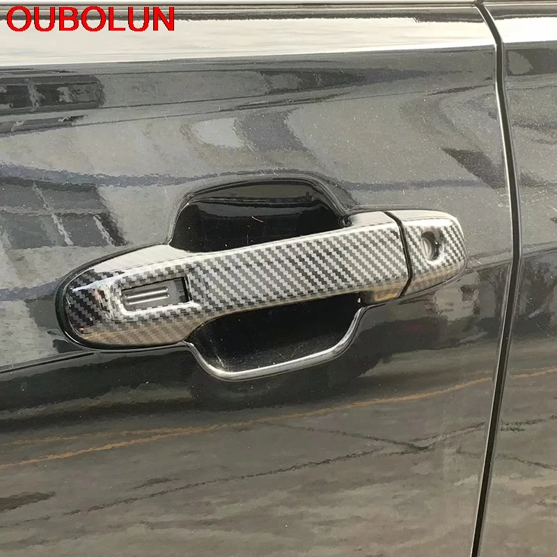 Внешние аксессуары OUBOLUN для Subaru Forester SK 2018 2019 наружная дверная ручка крышка рамы