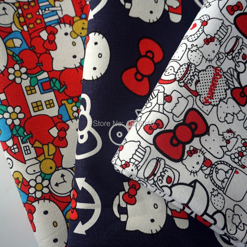 

ZENGIA 90*145cm Japanese Style Cotton Canvas Fabric Telas Fabric for Patchwork/Curtain/Home Textile/Sewing/Tablecloth/Sofa Cover
