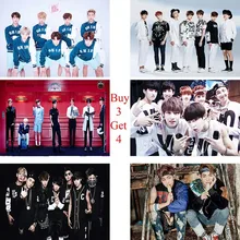 Kpop bangtan Плакаты для мальчиков лицом себя ясное изображение печать белый картон наклейки на стену украшение дома художественный плакат подарок