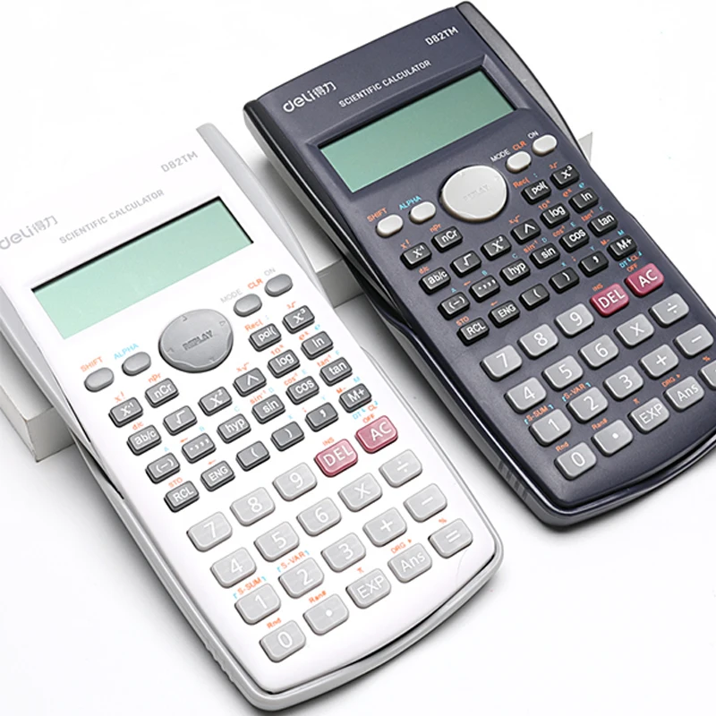 1 قطعة ديلي D82TM آلة حاسبة علمية متعددة الأغراض طالب وظيفة الكمبيوتر الهندسة اختبار خاص المحمولة حاسبة