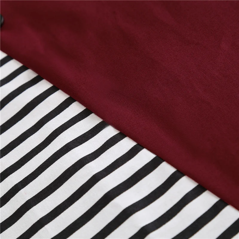 Kostlich Striped Women Autumn Dress 2017 Half Sleeve Audrey Hepburn 1950s Vintage Dress Belt Tunic Swing Party Dresses Plus Size (6)