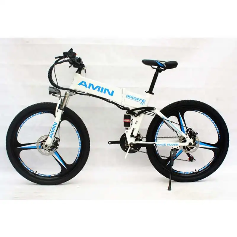 Clearance A new electric bicycle, 21 speed 10Ah 36V, 350W built-in lithium battery, electric bicycle, electric folding, away from the road 0