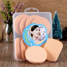 8 штук пуховка для пудры/мешок Для женщин, для девушек и женщин, основа для макияжа косметический для лица Уход за кожей лица Мягкий спонж для нанесения пудры буфами на рукавах для туалетных принадлежностей Красота инструмент