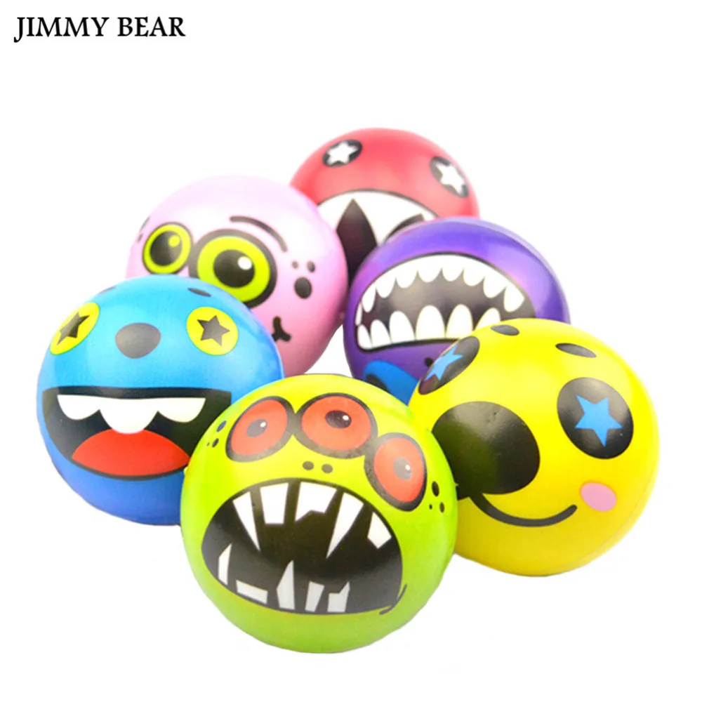 

Subcluster 12 Pcs/Set Strange Face Balls Hand Wrist Finger Exercise Stress Relief Therapy Squeeze