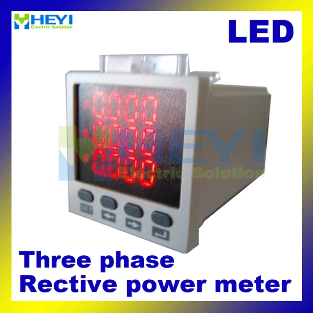 Digital reactive power meter 48*48 mm 3 phase panel meters HY 3Q power