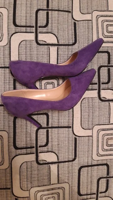 WEIQIAONA/Новинка года; брендовая дизайнерская женская обувь из флока; туфли-лодочки на высоком каблуке; элегантная обувь; мягкая женская обувь; модельные туфли; большие размеры 33-41