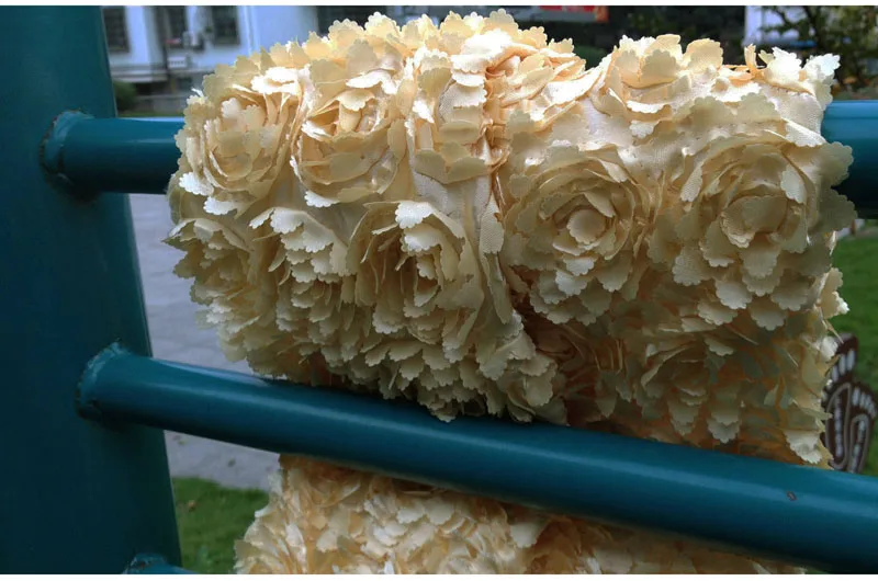 3D африканская красная Свадебная Розочка кружевная ткань, Diy шитье Tissu кружевная ткань, Цветочная Лоскутная Ткань, Width130cm