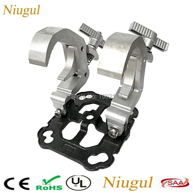 

Load 200KG Folding Double Stage Light Hook Fit Tube Size 40-60mm For LED Moving Head Stage Lighting /Stage Clamp DJ Equipments