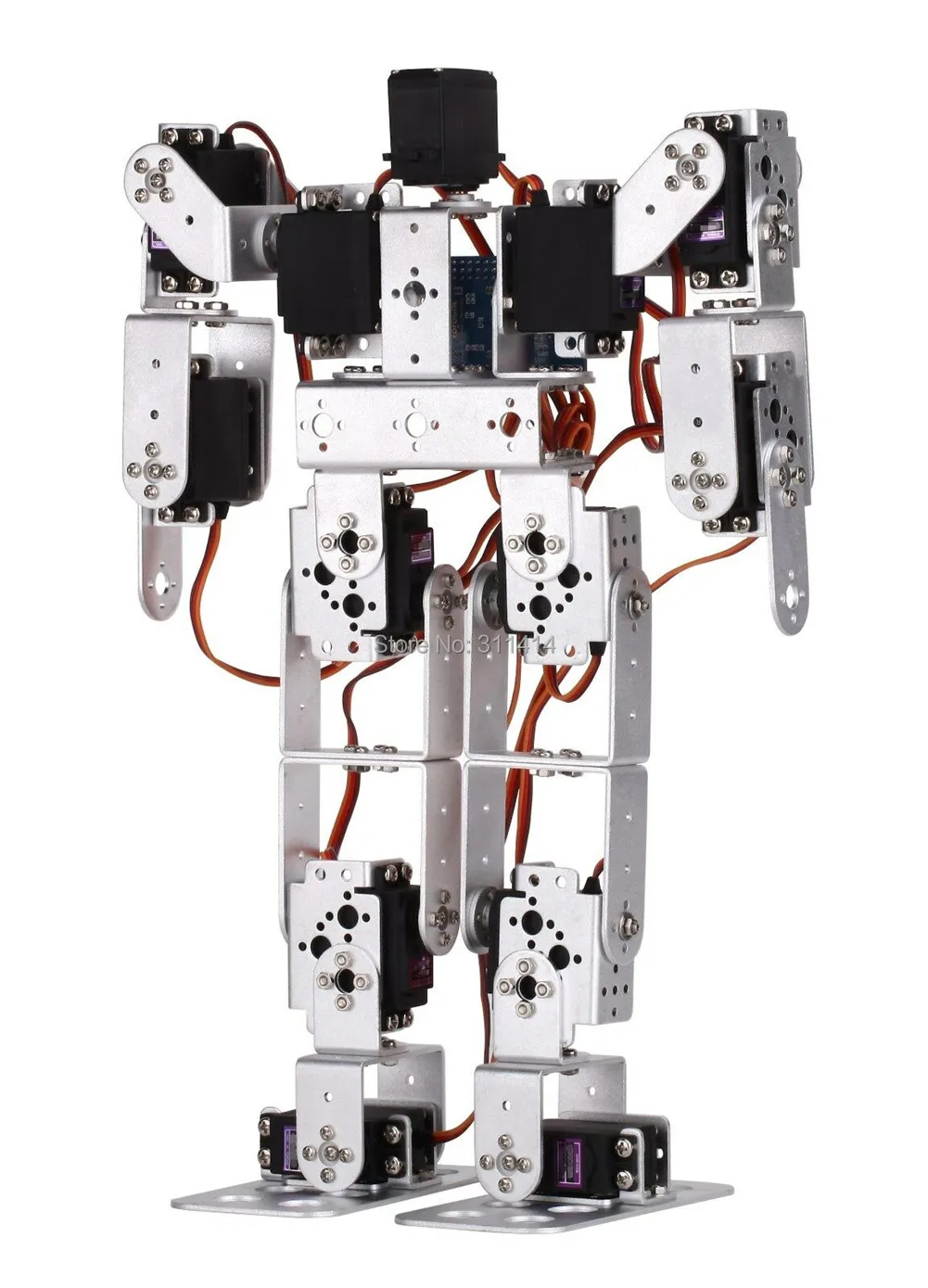 1 Набор 13 градусов свободы Biped корпус робота серебряный черный опционально для Arduino DIY части робота