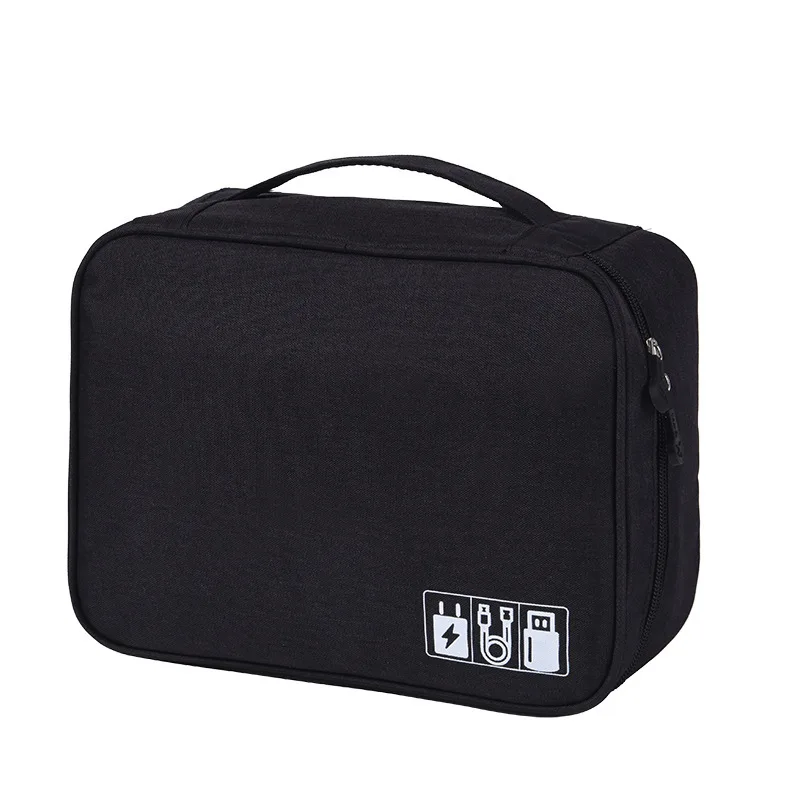 Multi functional Digital Headphone Storage Bag Portable USB Gadgets Cables Wires Battery Travel Package Cosmetic Organizer Pouch