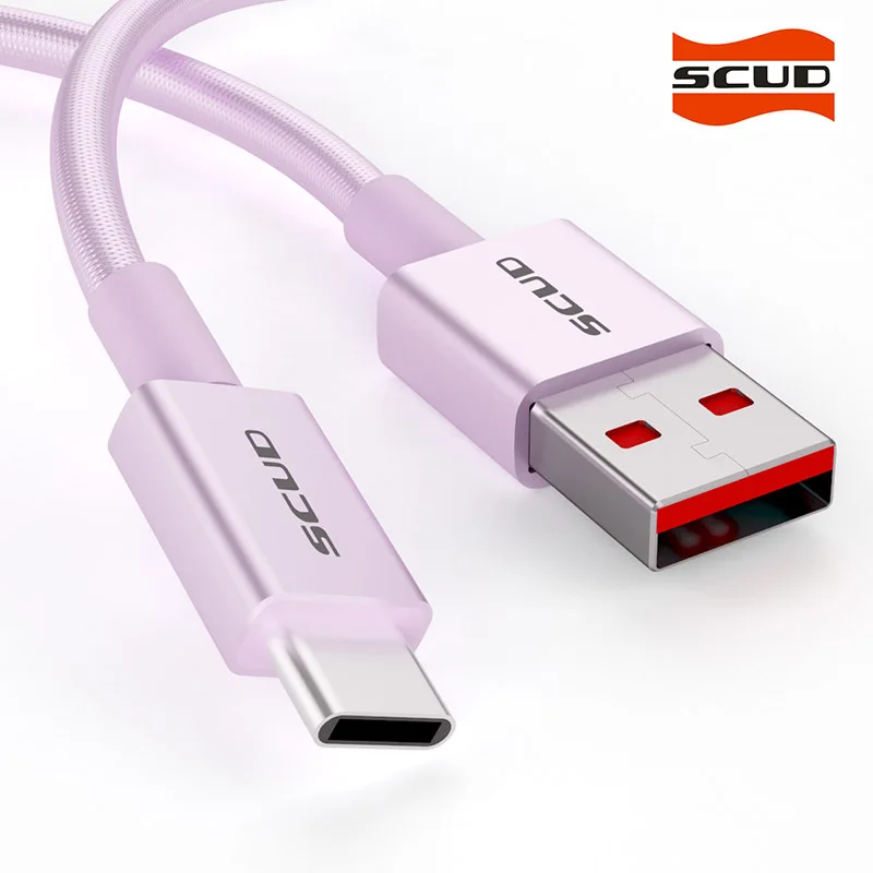 SCUD usb type-C кабель для сотового телефона USB type-C кабель для зарядки передачи данных кабель для мобильного телефона для устройств usb type-C - Цвет: Rose Gold