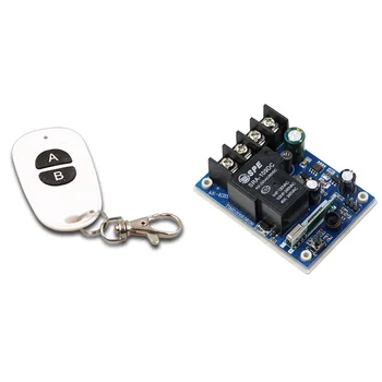 

Latest DC12V 24V 36V 48V Wide Voltage 30A 1CH RF Wireless Remote Control Switch Receivers with Transmitter for Light Window